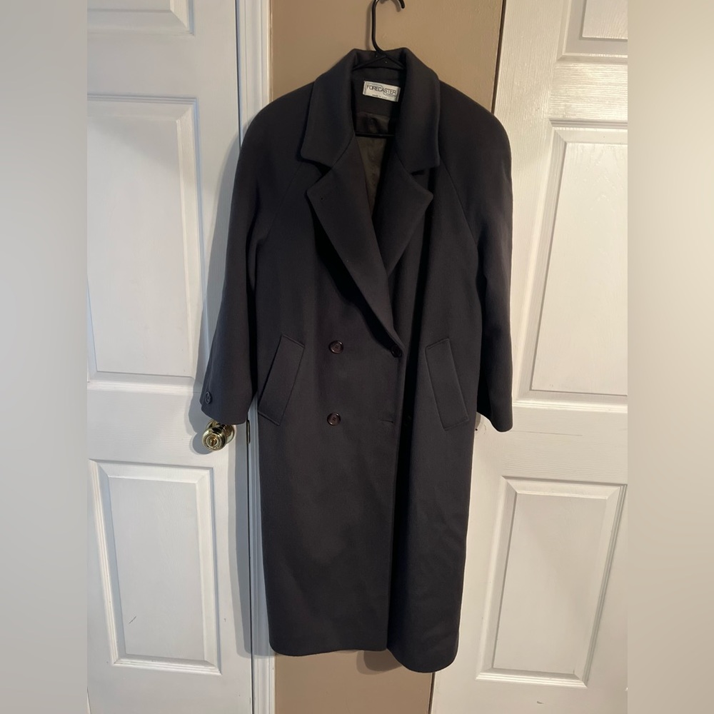 100% Wool Long Trench